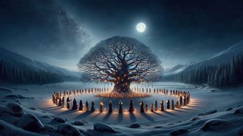 Winter soltice pagan celebration